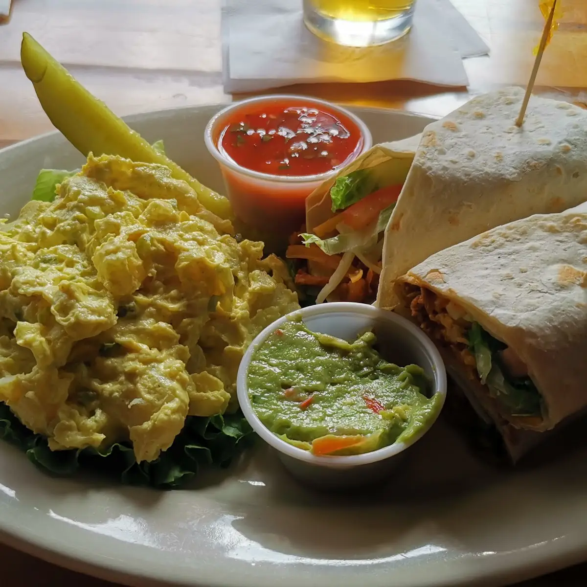 Tacos with Potato Salad