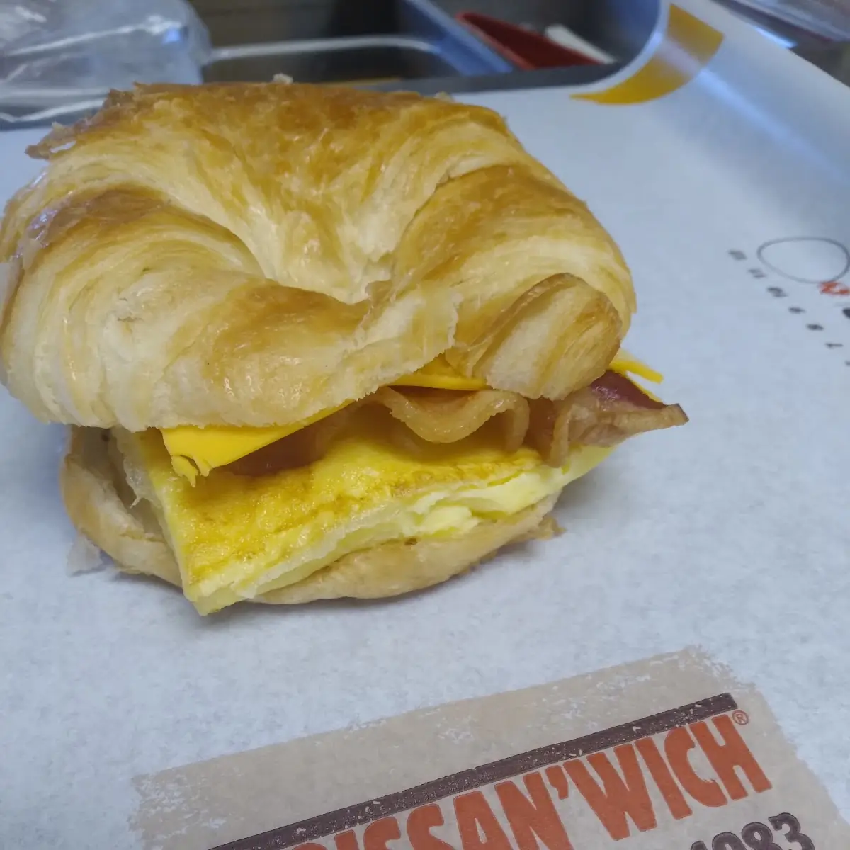 Bacon Egg Cheese Croissant