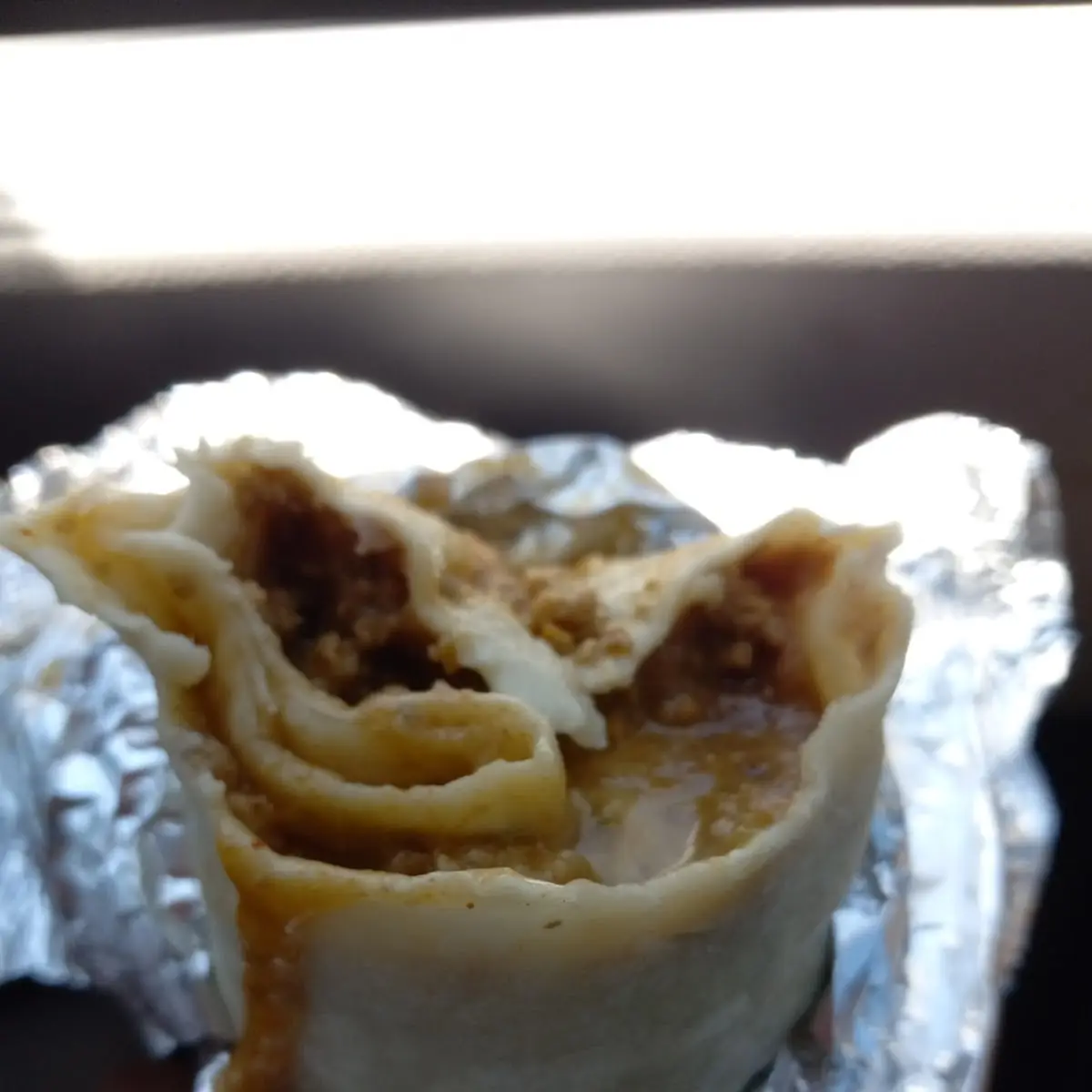 Beef and Bean Burrito