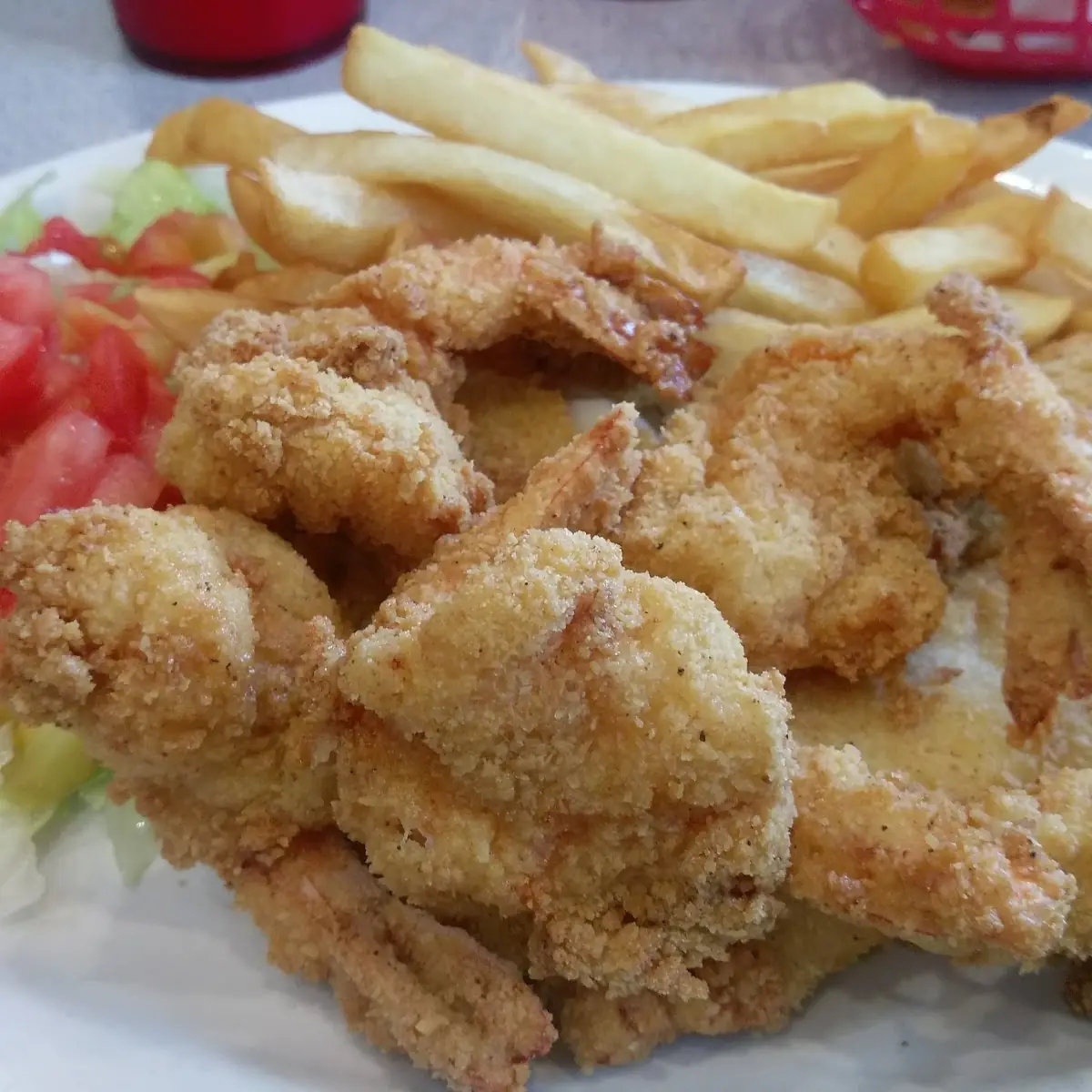 Shrimp and Fish Breaded Camaron Y Pescado Empanizado