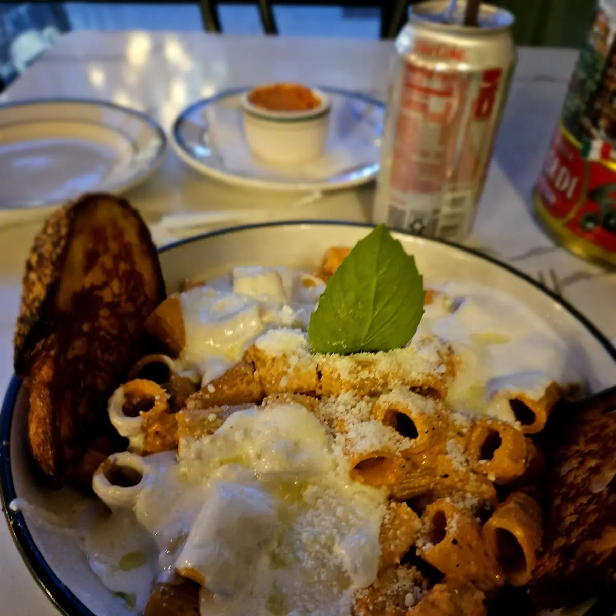 Spicy Rigatoni Vodka Stracciatella