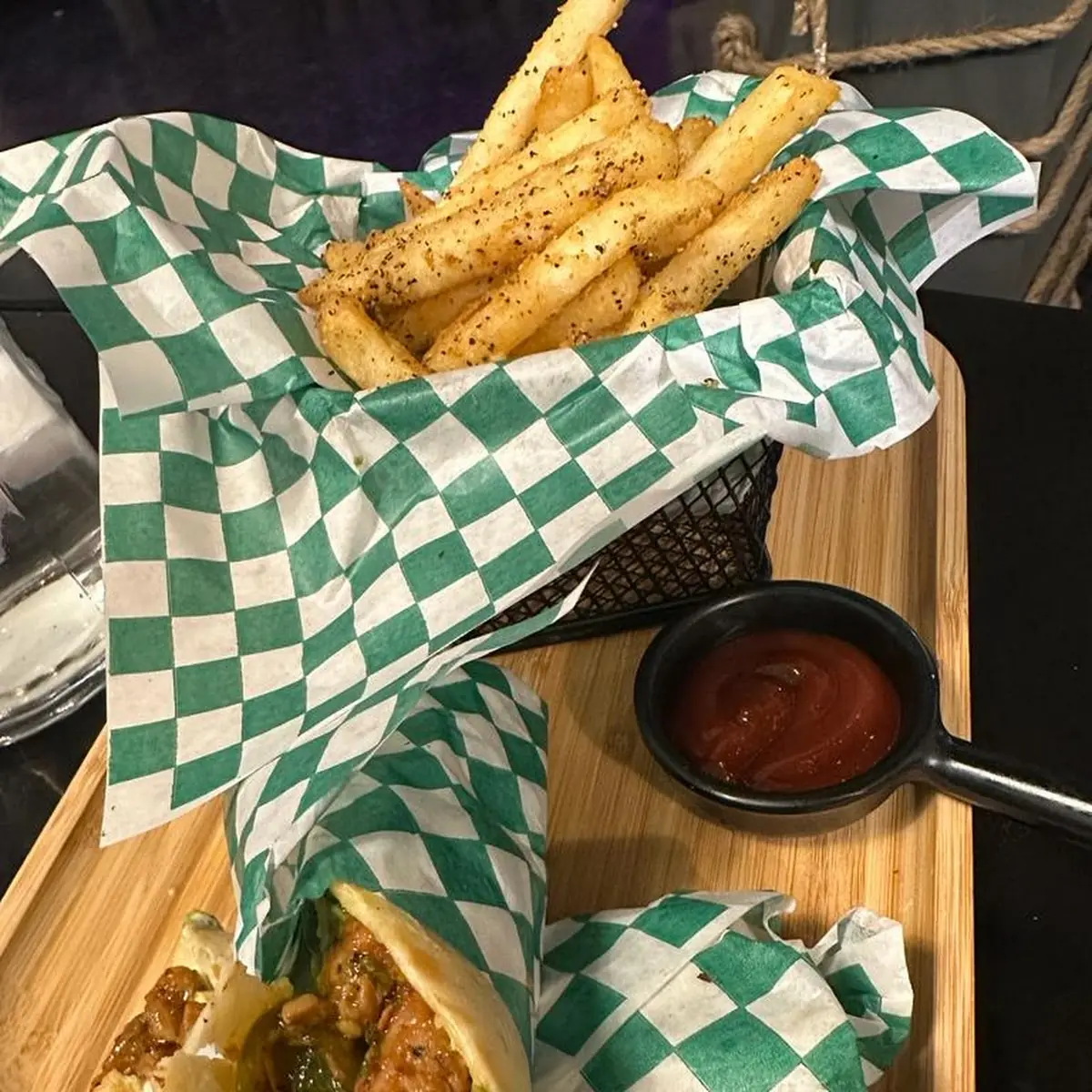 Chicken Wrap, Bollywood Cafe Indian Street Eats & Bar.