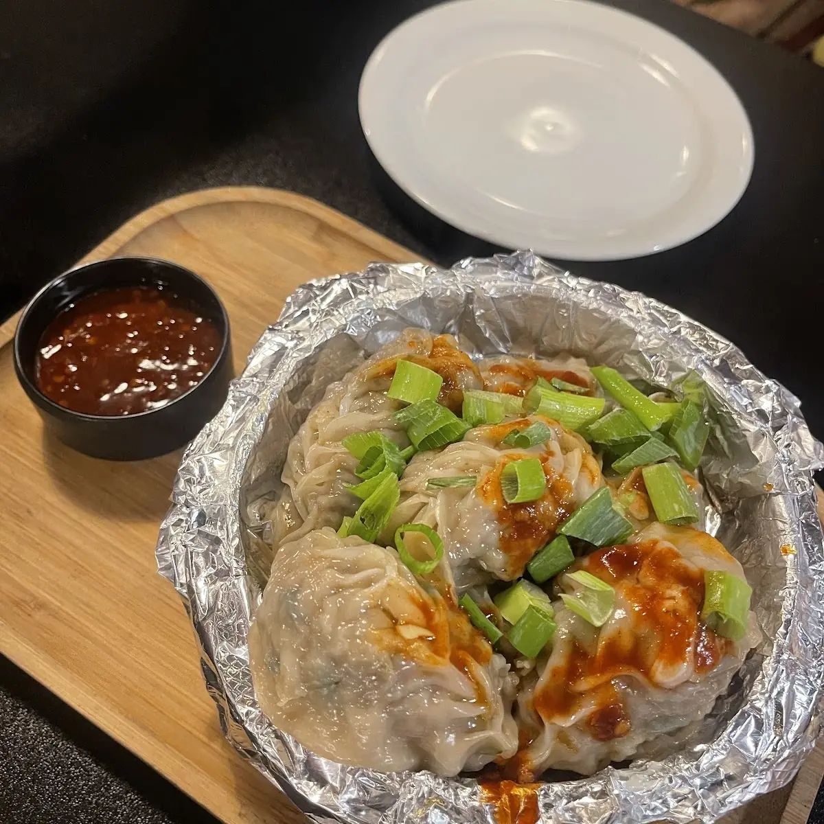 Classic Steamed Momos, Bollywood Cafe Indian Street Eats & Bar.