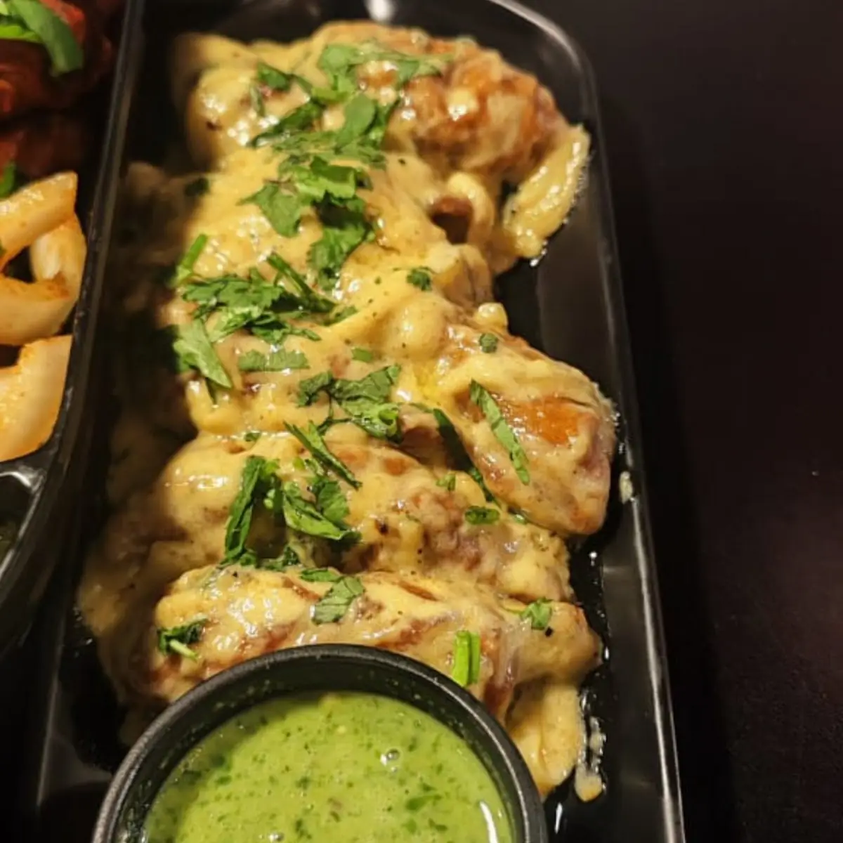 Creamy Afghani Momos, Bollywood Cafe Indian Street Eats & Bar.