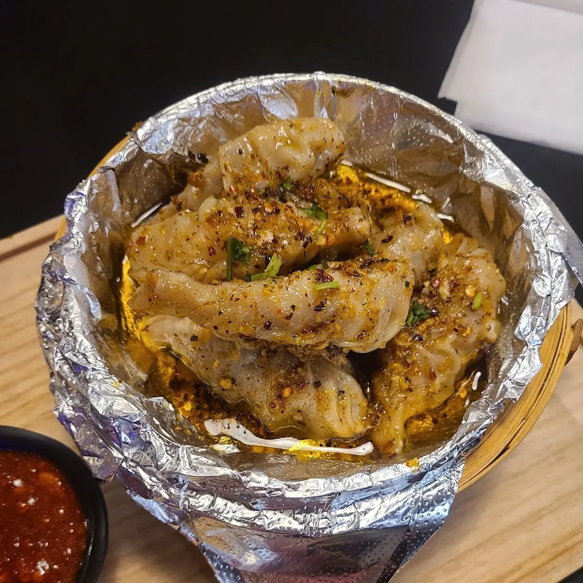 Dumplings, Bollywood Cafe Indian Street Eats & Bar.