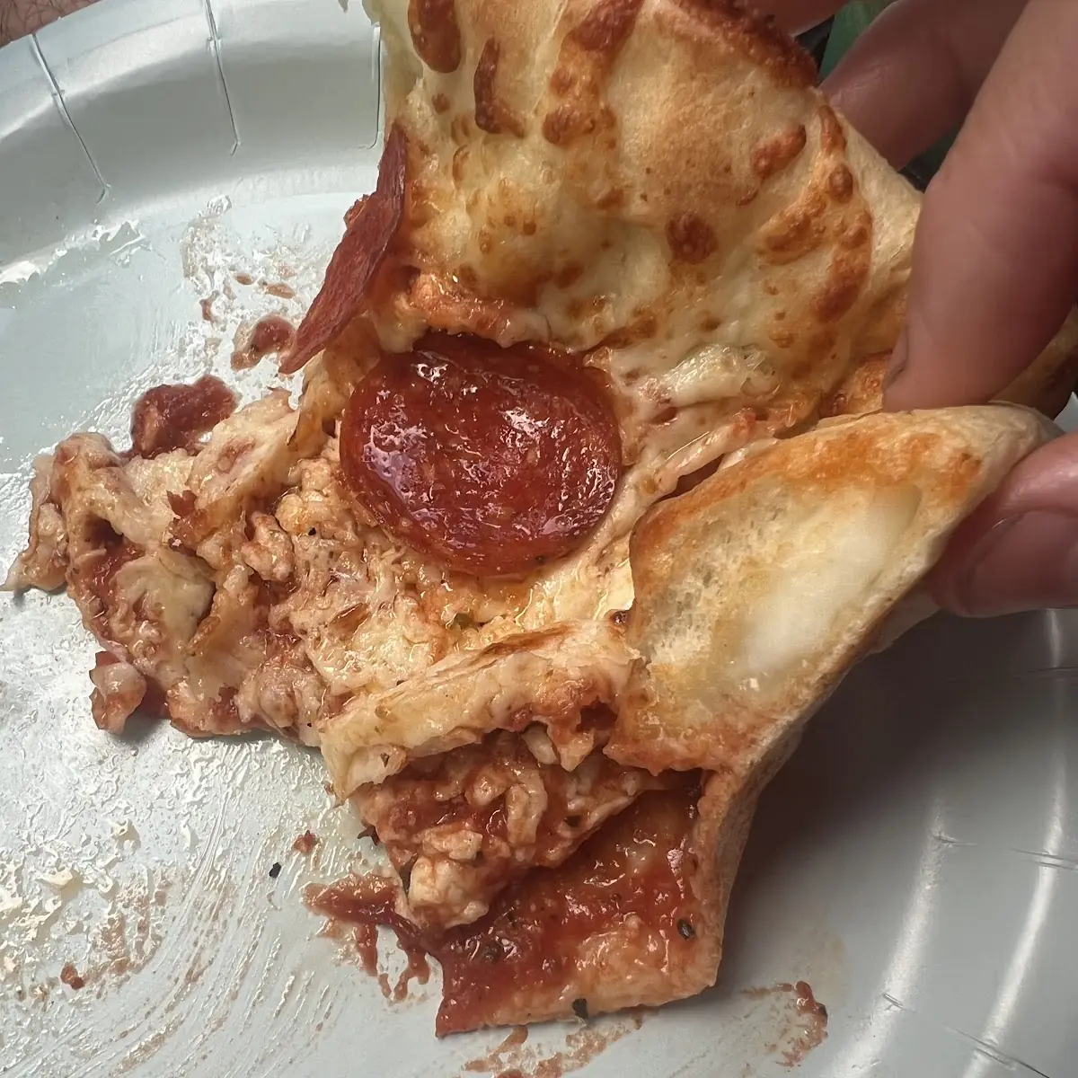 Stuffed Crust Pepperoni Pizza