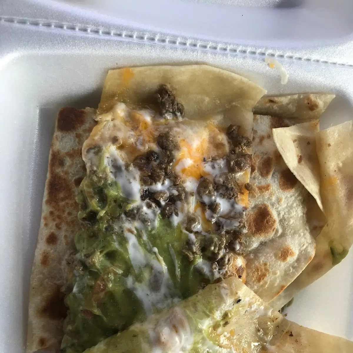Chile Verde Quesadilla