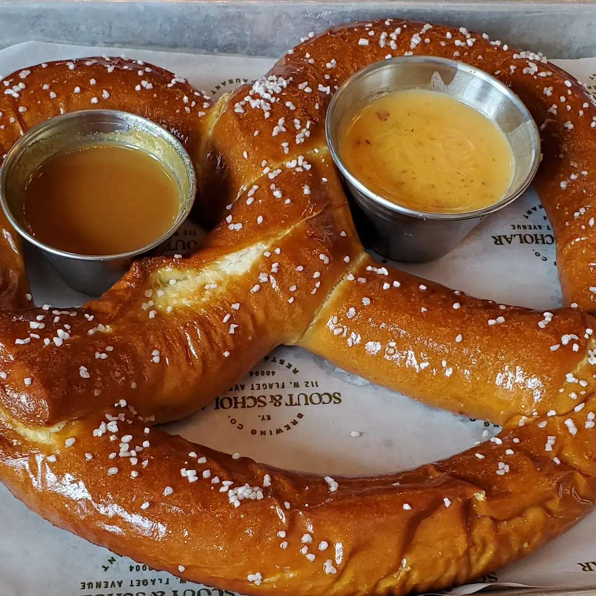 Pretzel & Beer Cheese Queso