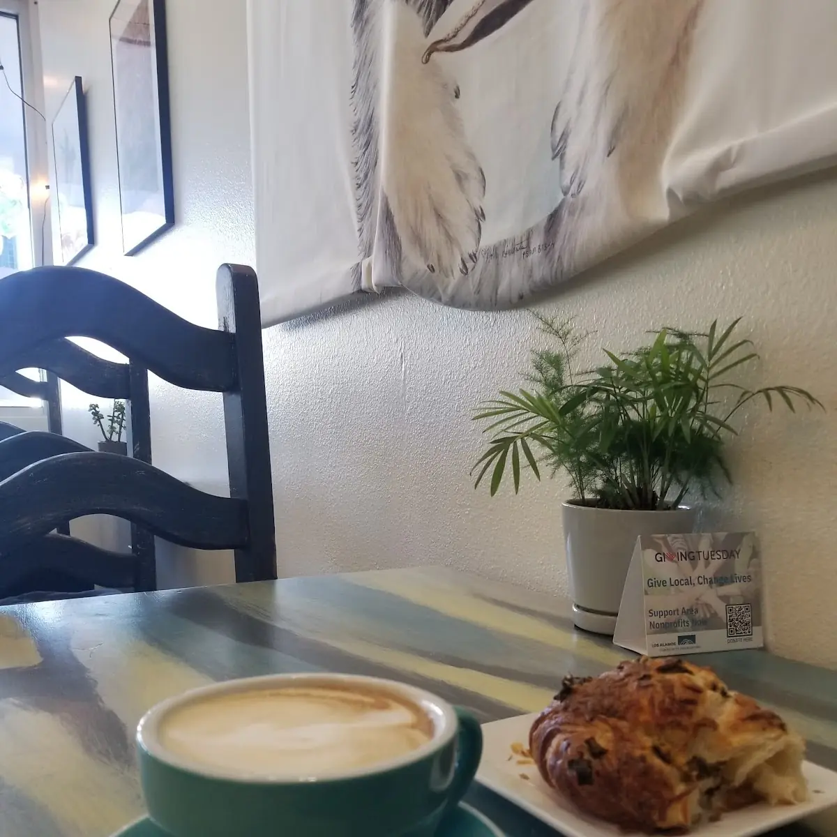 Latte & Green Chile Croissant