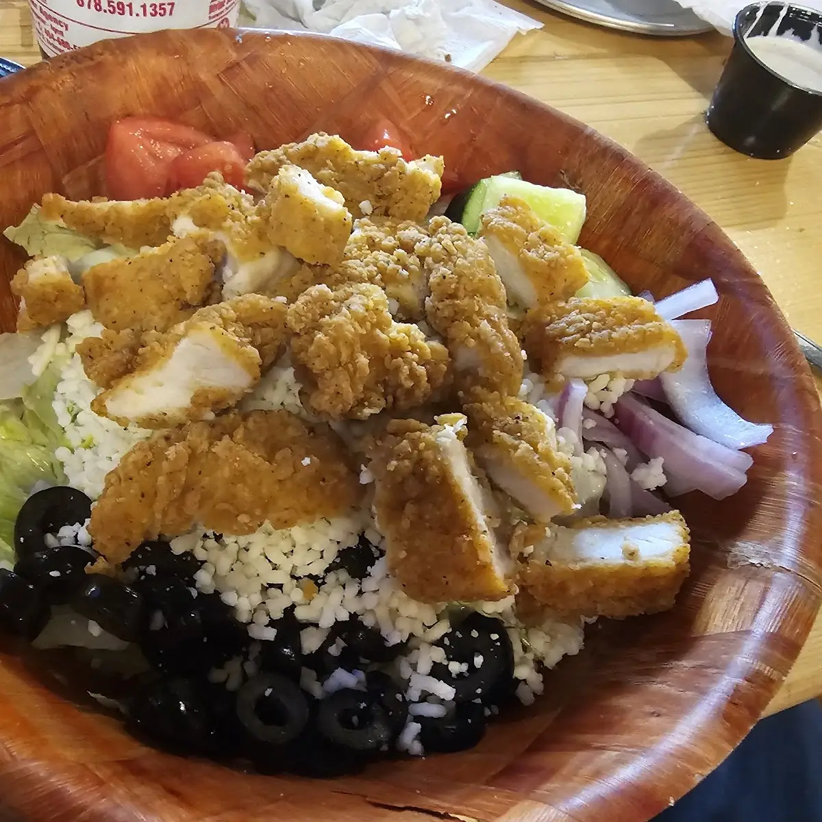 Fried or Grilled Chicken Salad