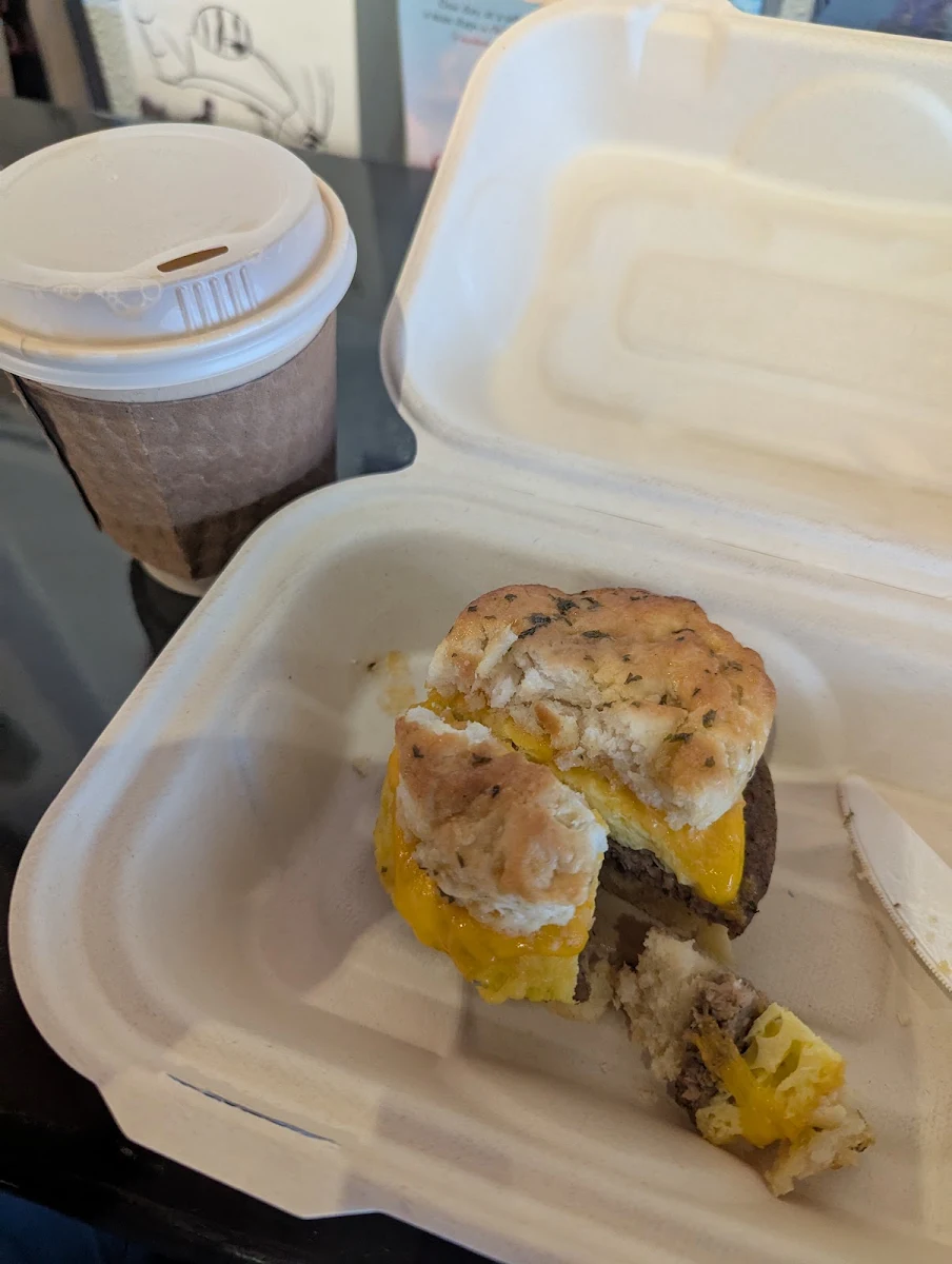 Sausage Egg and Cheese Biscuit