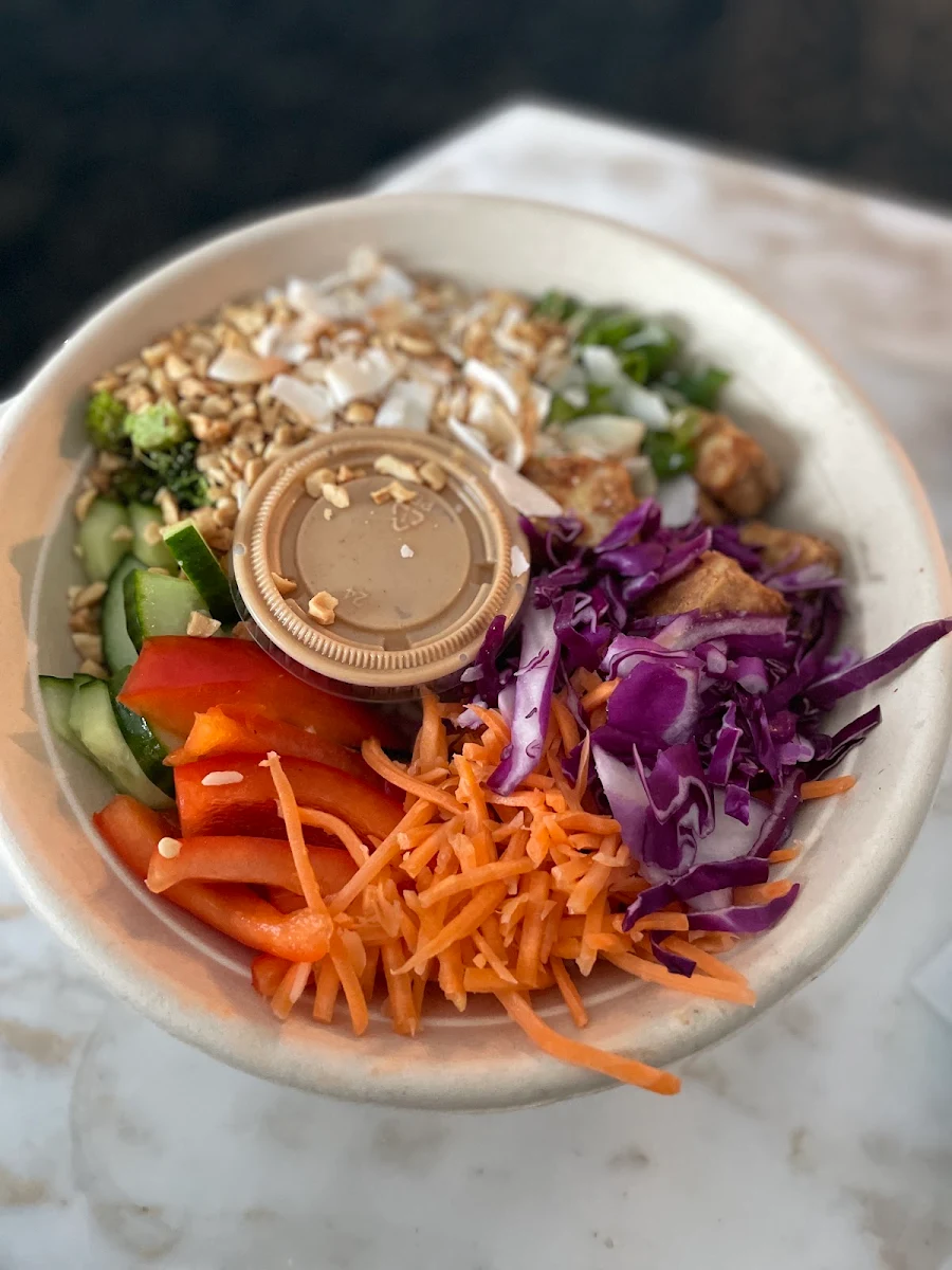 Thai Tofu Peanut Satay Bowl, HARVEST Clean Eats (Downtown Halifax)