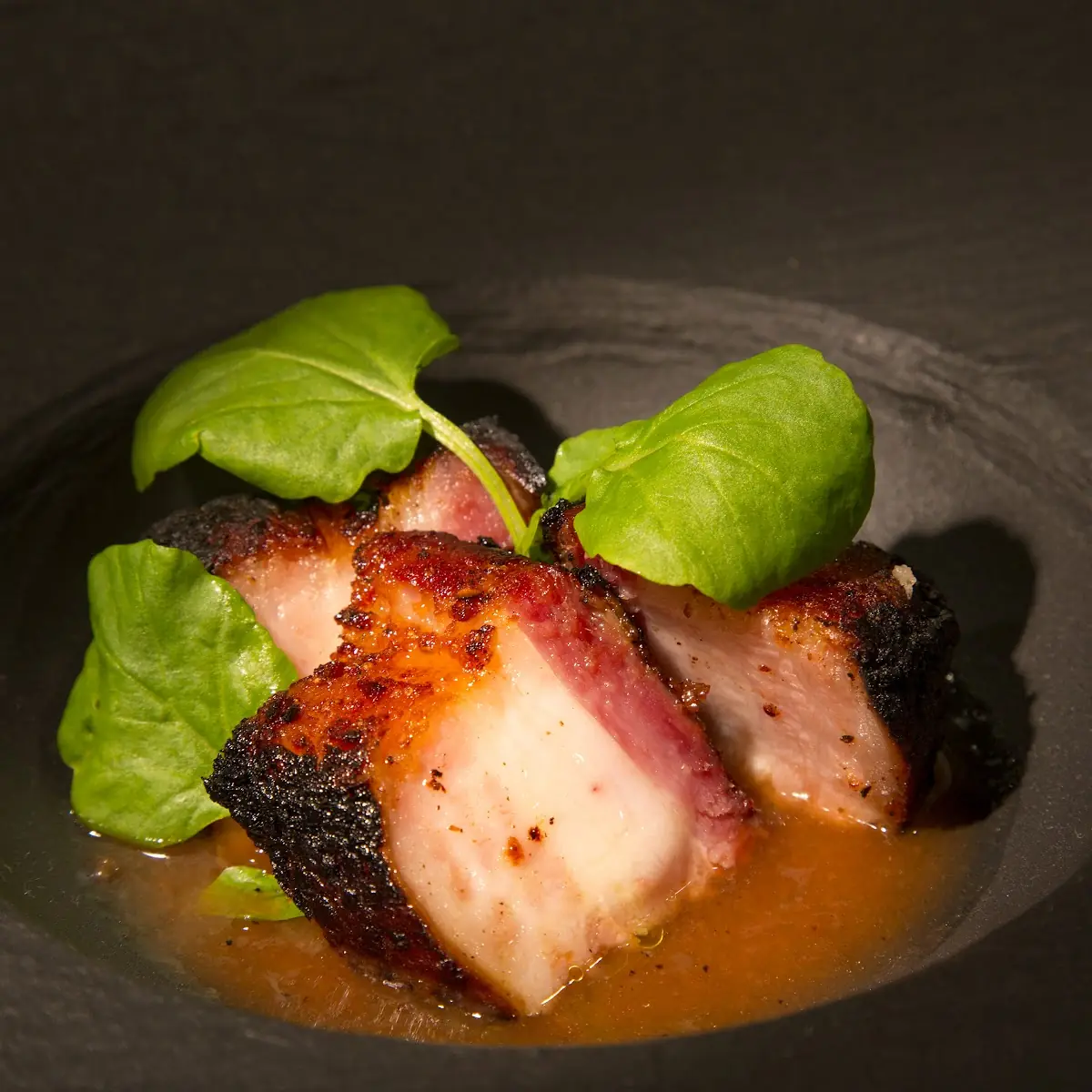 Crispy Apple Shiso Pork Belly