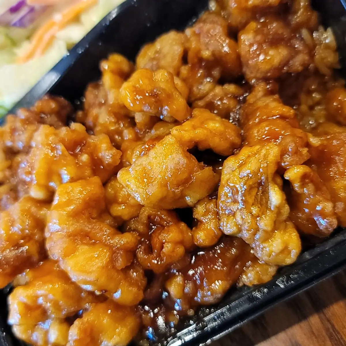 Orange Chicken Teriyaki Bento Box