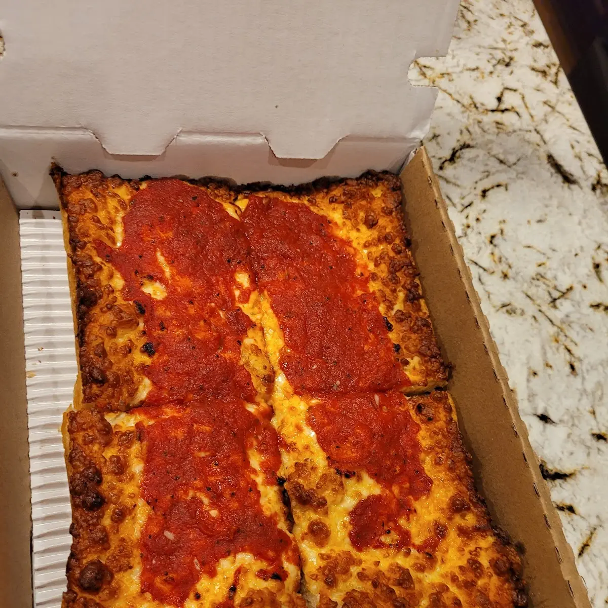 4 Square Cheese Pizza