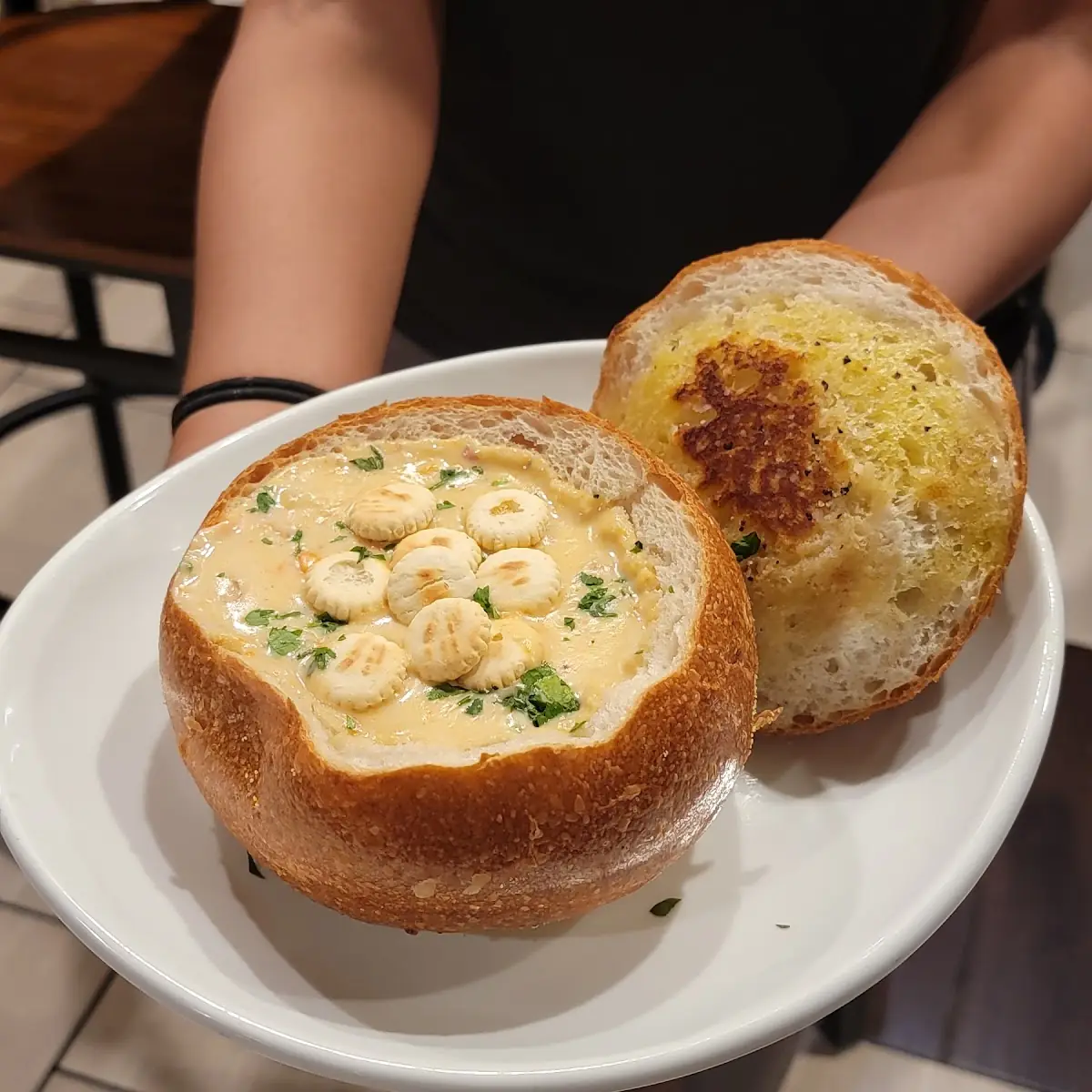Clam Chowder Bread Bowl