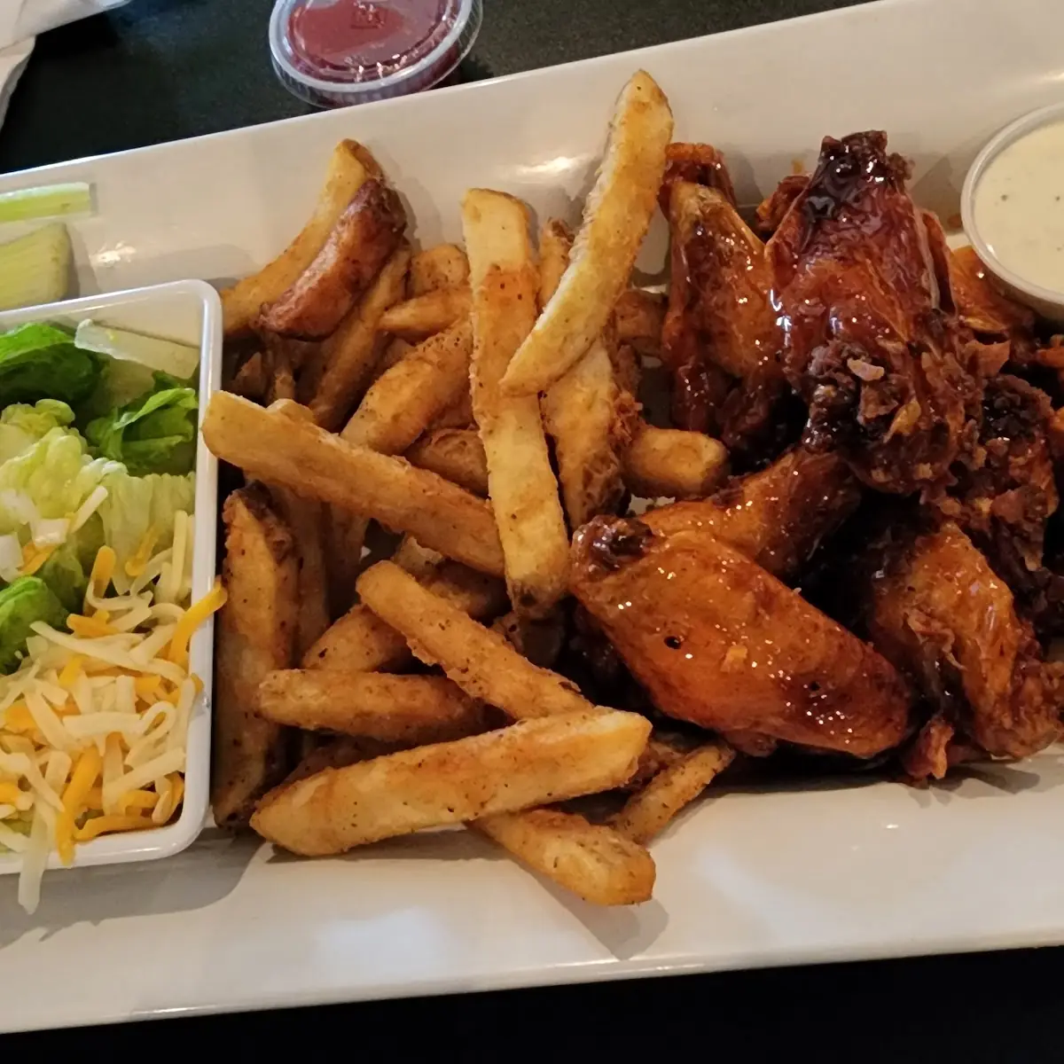 Bone in Combo Maple Bacon Bourbon BBQ Wings