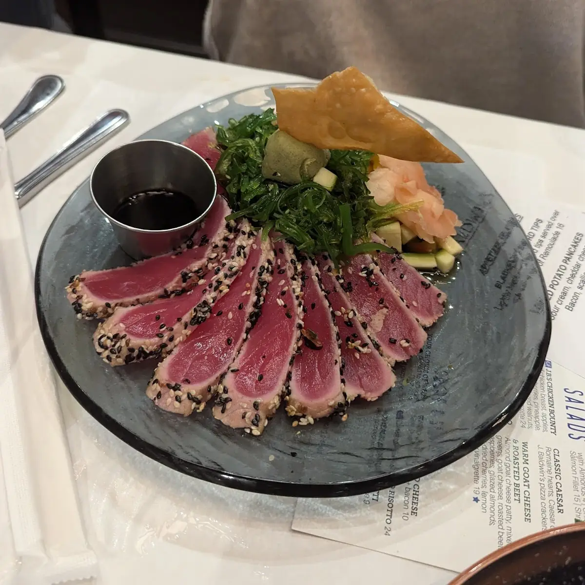Lemon Sesame Seared Ahi Tuna