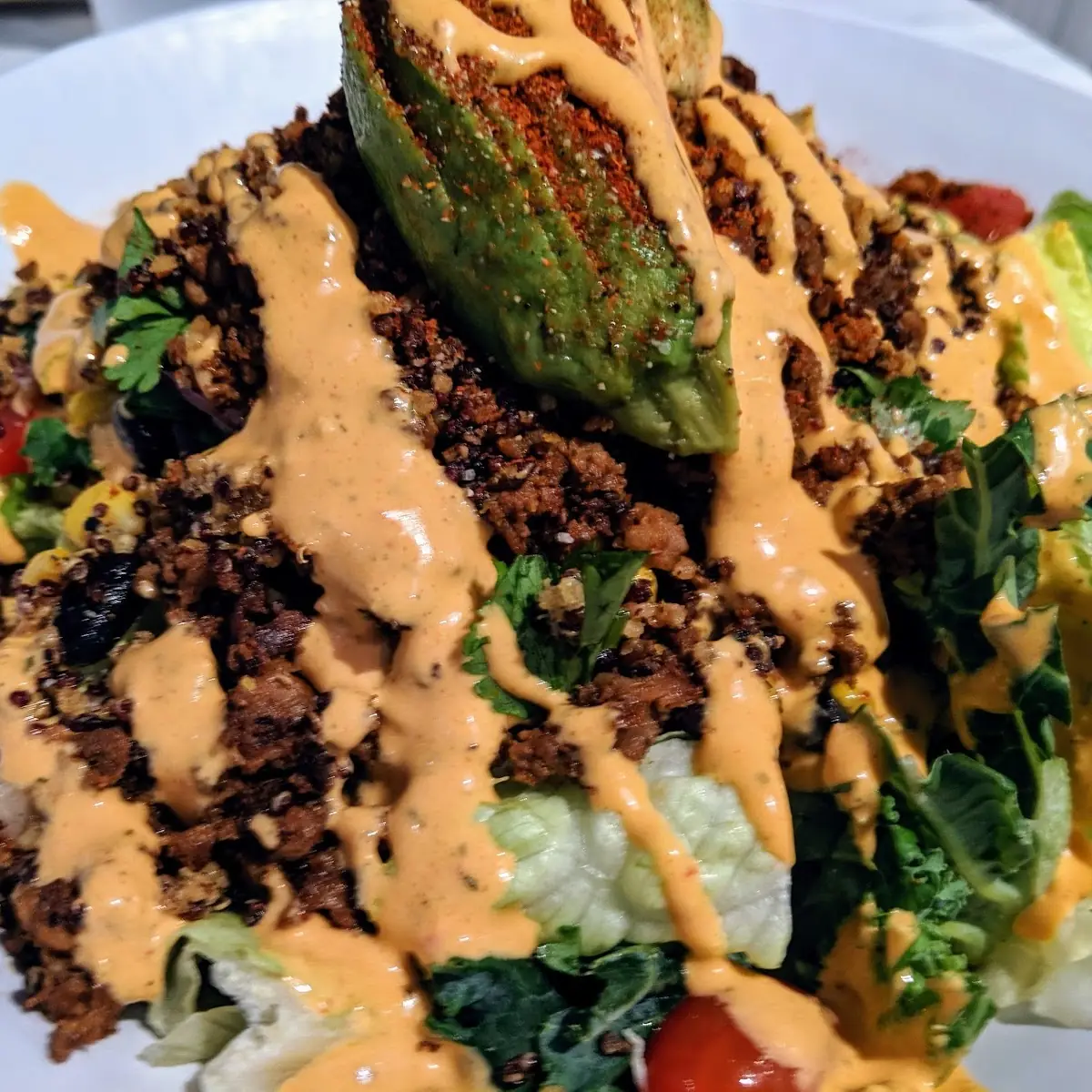 Impossible Chorizo Taco Salad