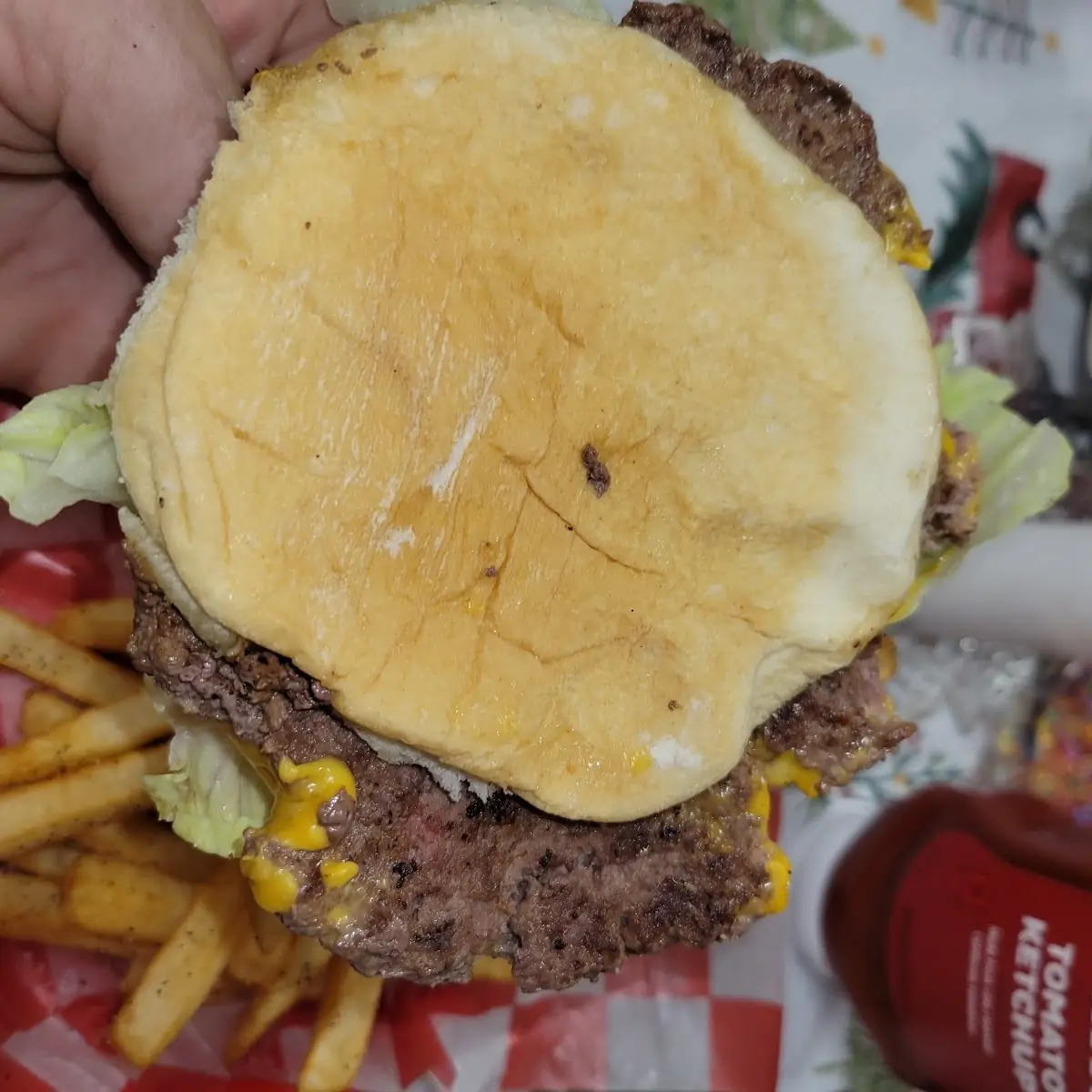 Oversized Handmade Burger Patty
