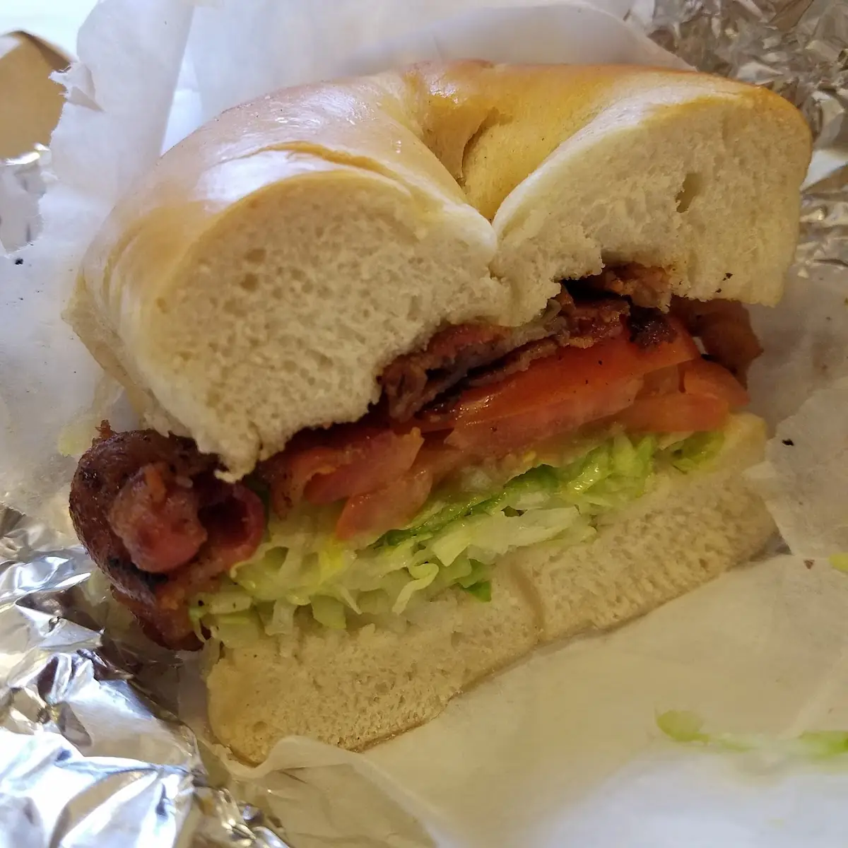 blt on a Plain Bagel