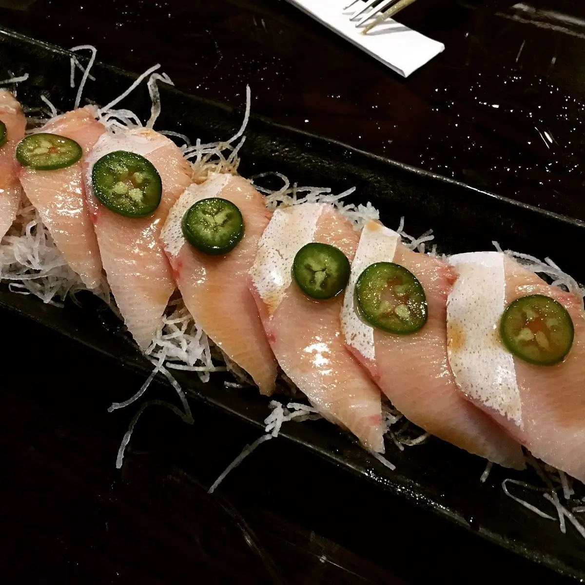 Yellowtail Jalapeno Sashimi
