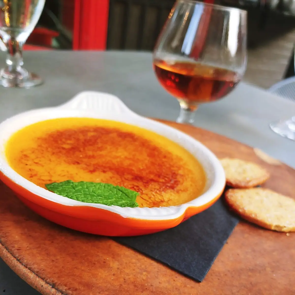 Saffron & Wildflower Honey Creme Brulee