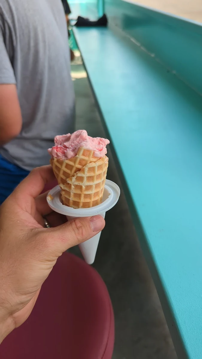 Strawberry Ice Cream Cone