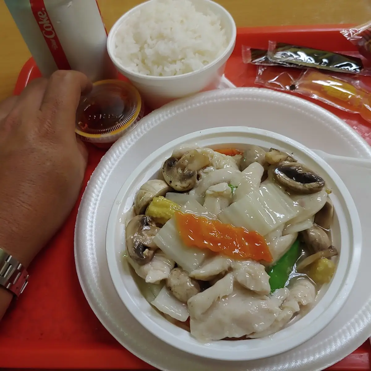 Steamed Chicken w Mixed Vegetables