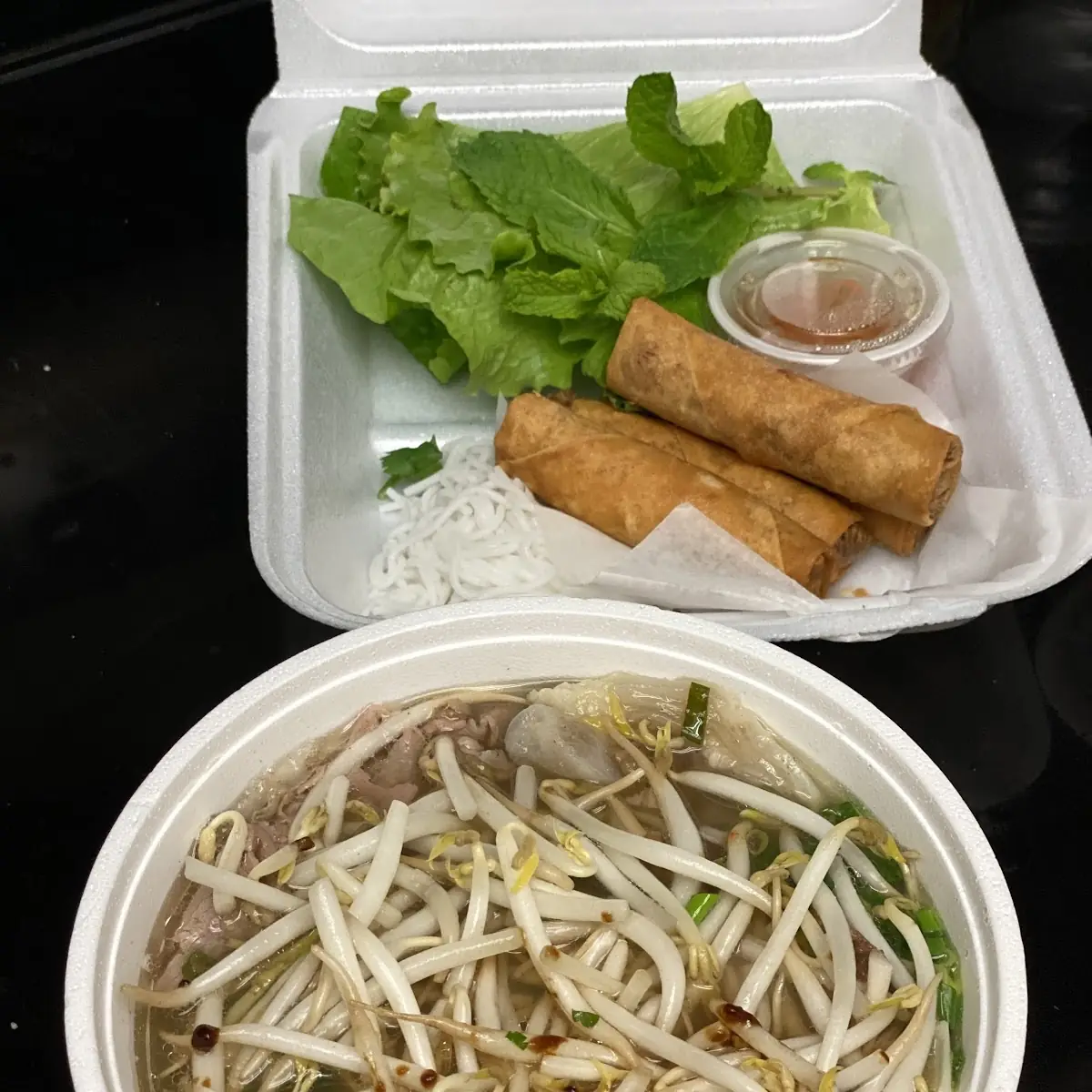 Vegetarianspring Roll Bún Chả Giòchay