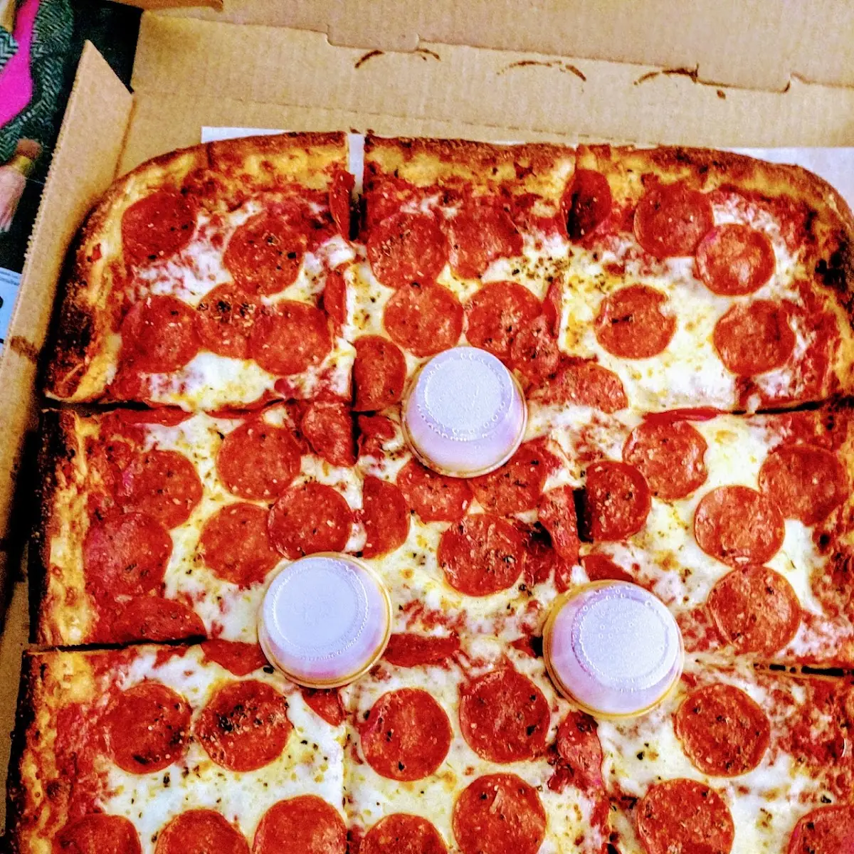 Sicilian Deep Dish with Pepperoni