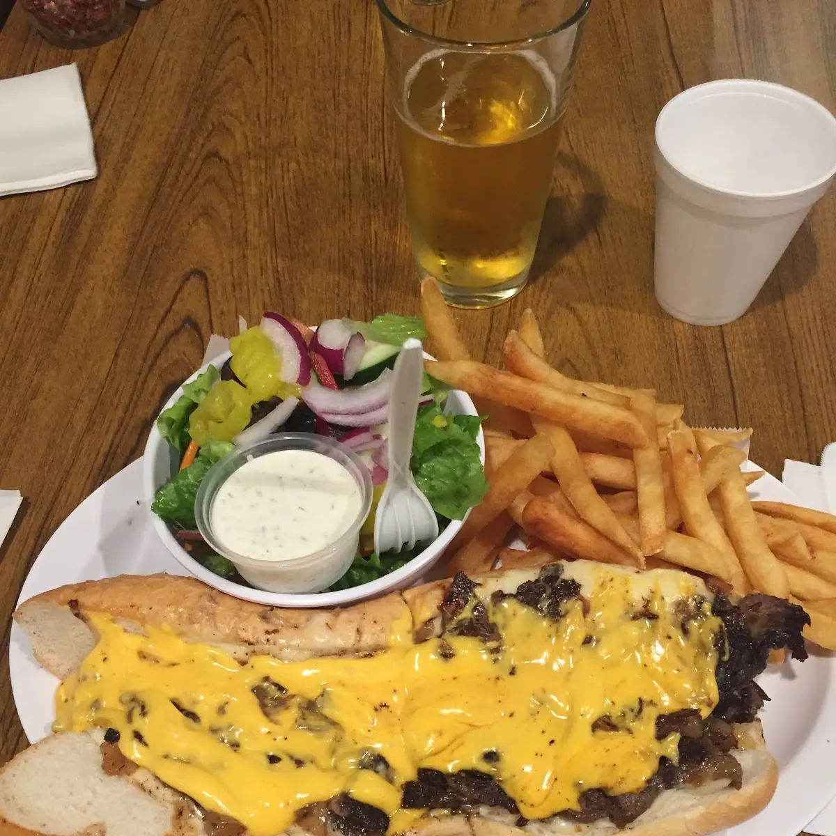 Four Cheese Philly Sandwich
