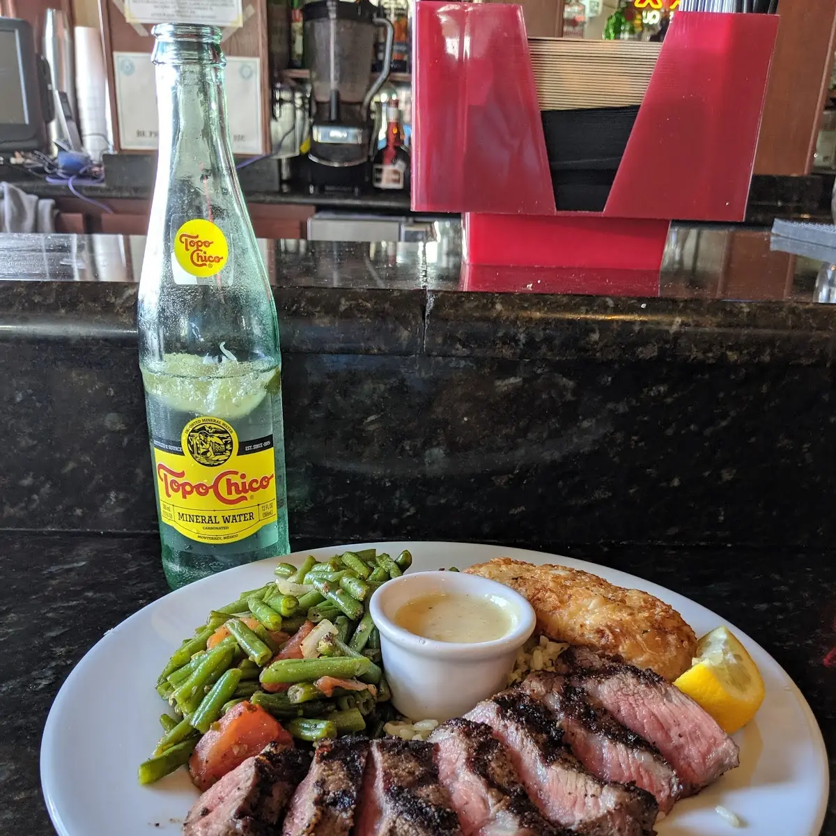 Sirloin and Red Snapper