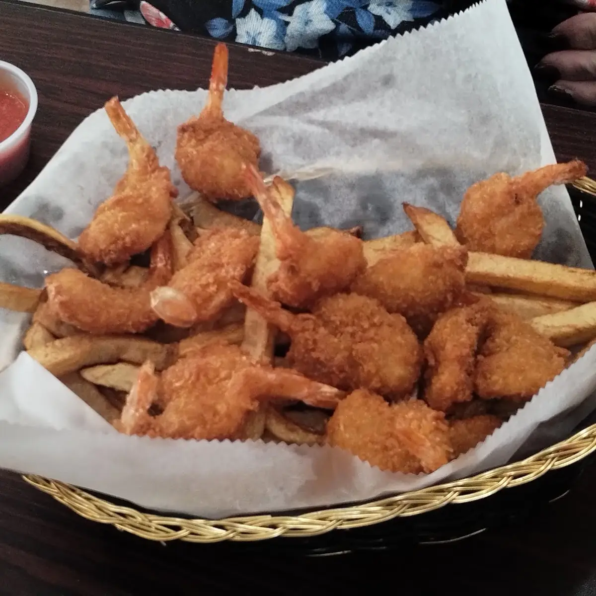 Shrimp and French Fries Basket