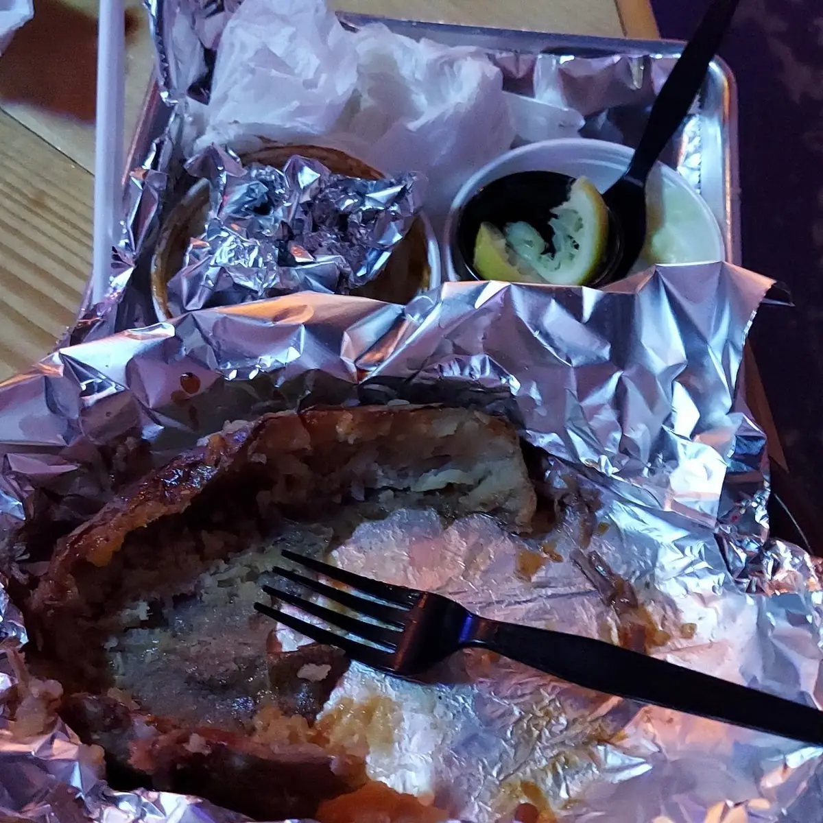 Loaded Brisket Baked Potato