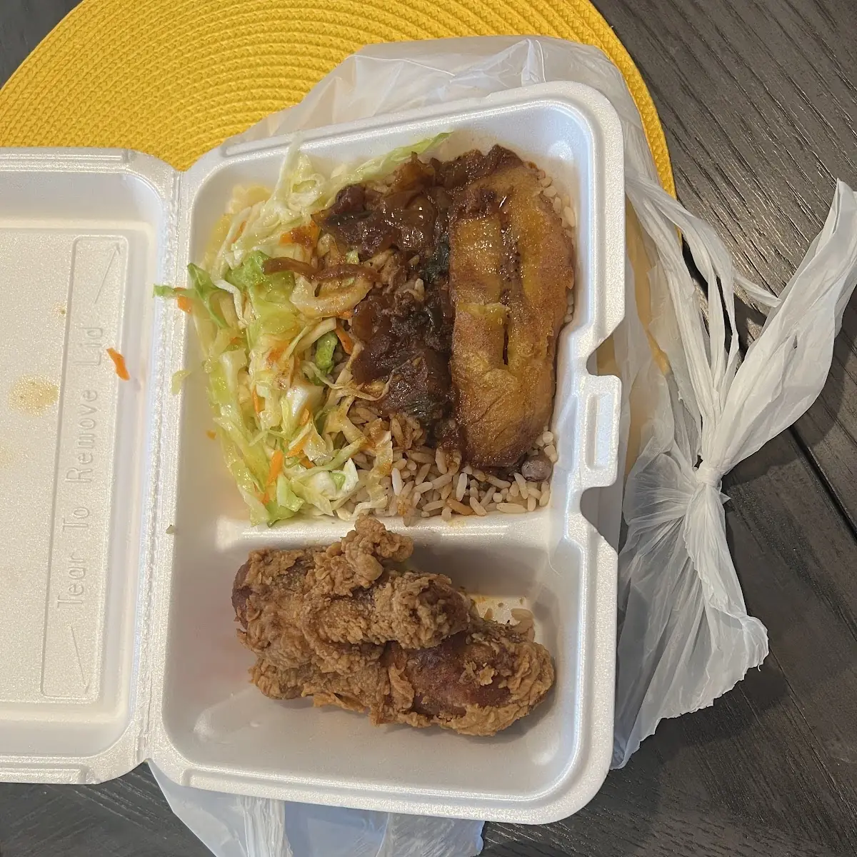 Fried Chicken with Rice