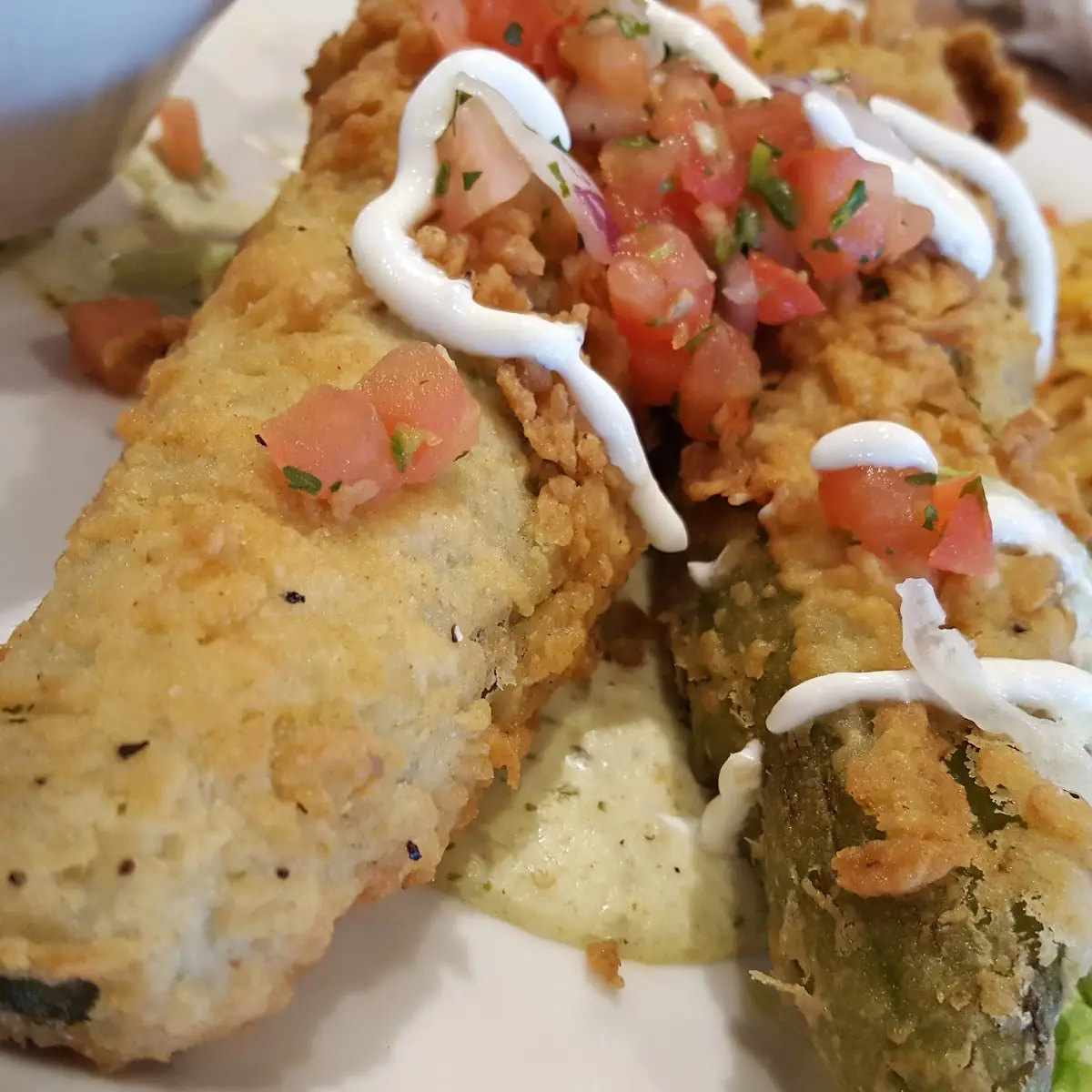 Chile Relleno with Chicken