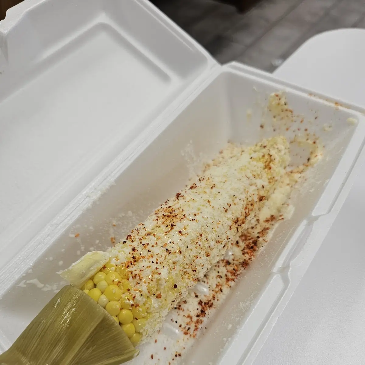 Street Corn with Chili Powder