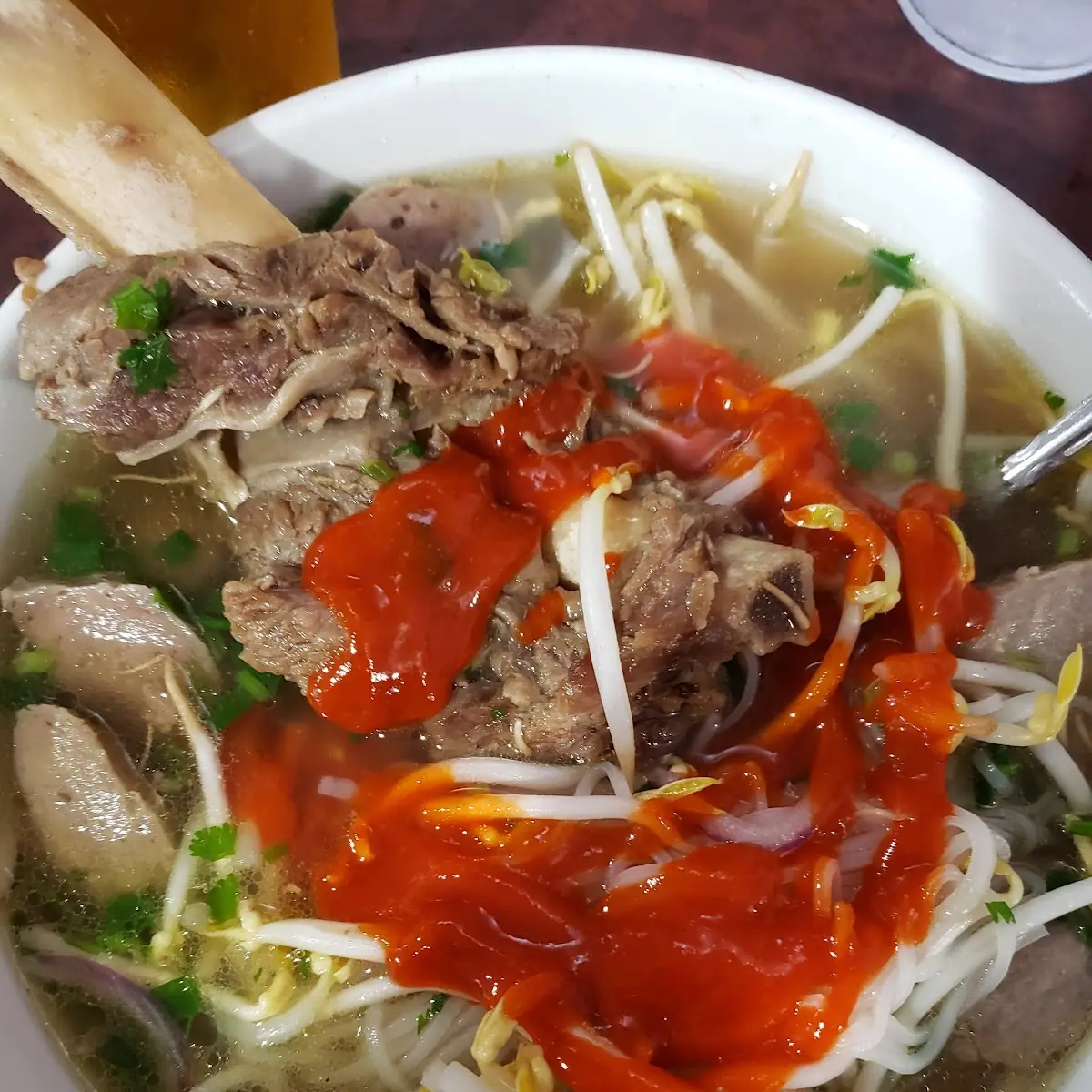 Pho with Meatballs