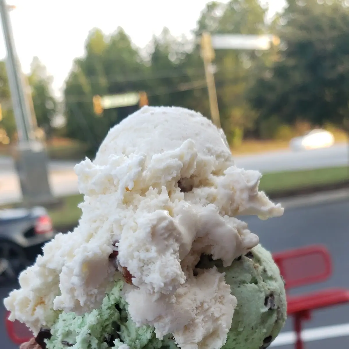Key Lime Pie Waffle Cone