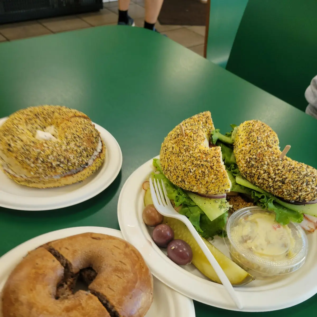 Everything Bagel with Cream Cheese