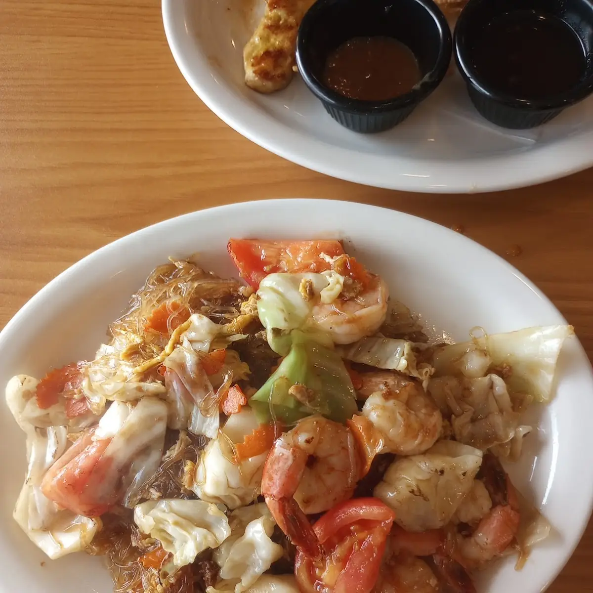 Rice Noodles Shrimp Pad Thai