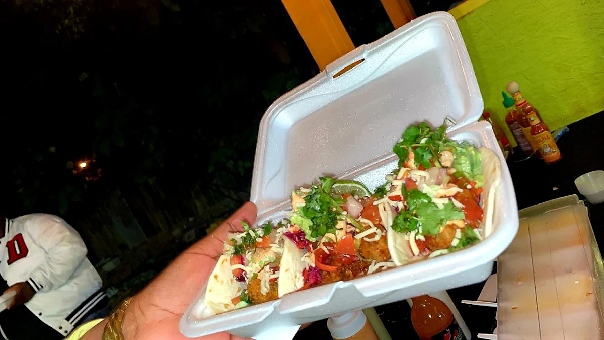 Coconut Shrimp Tacos
