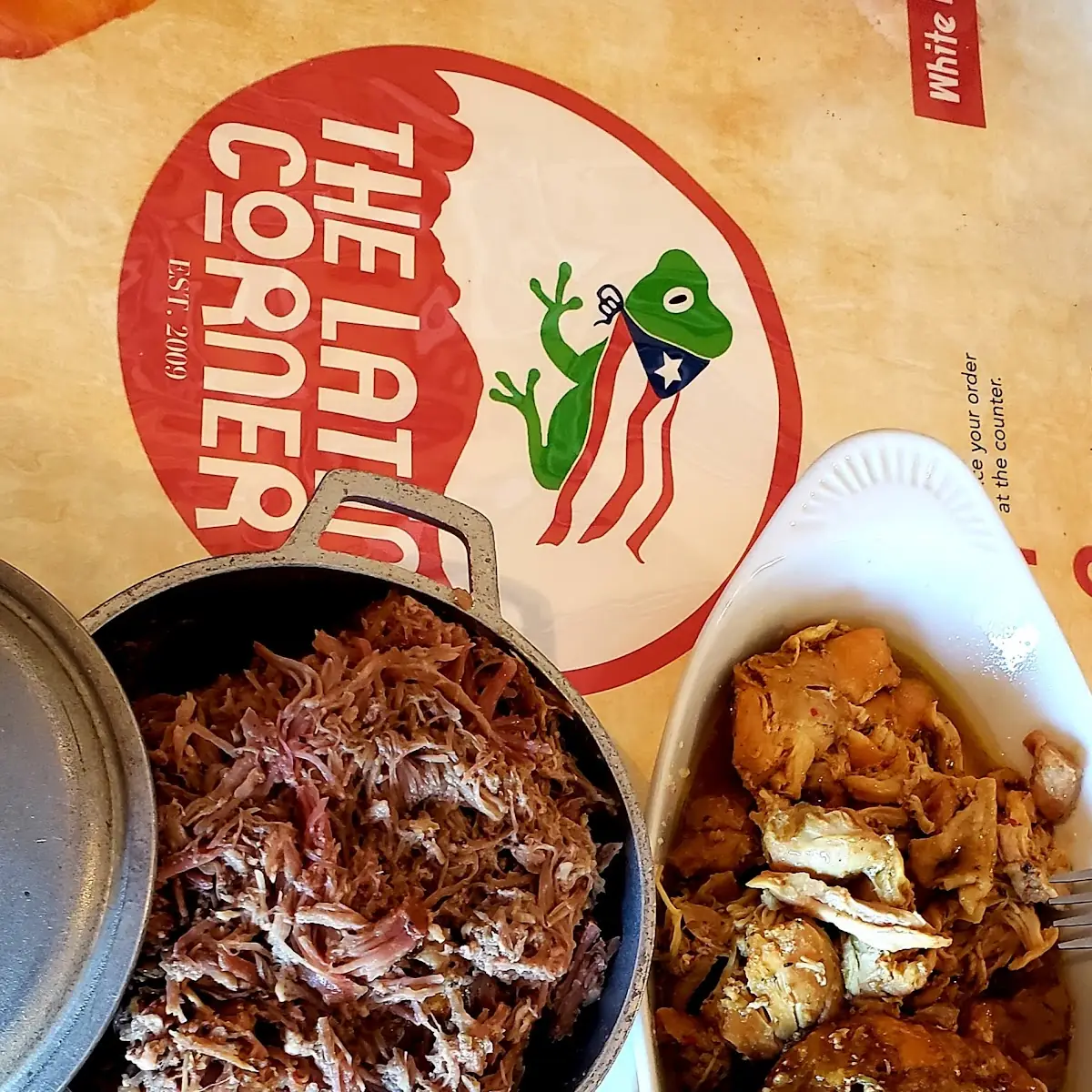 Mofongo with Chicken and Mofongo with Slow Roasted Pork