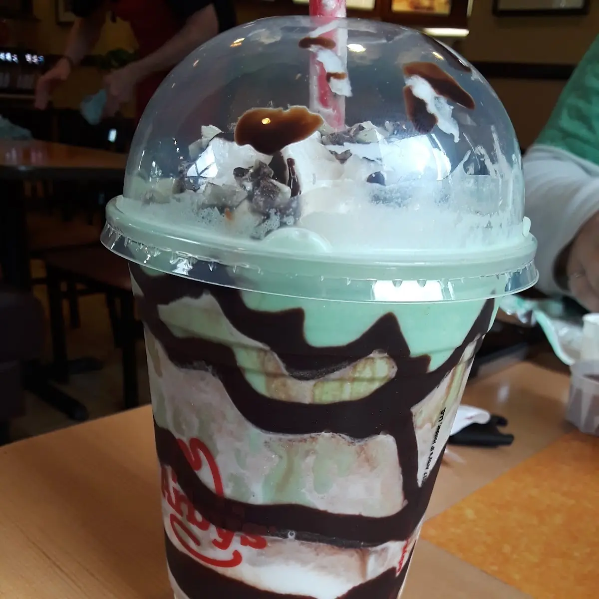 Jamocha Mint Chocolate Milkshake