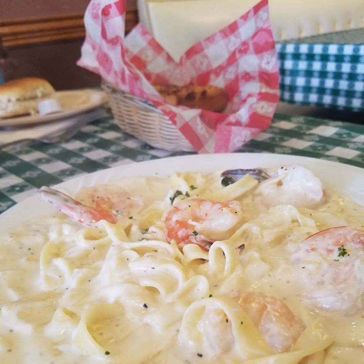Half Fettuccine Alfredo