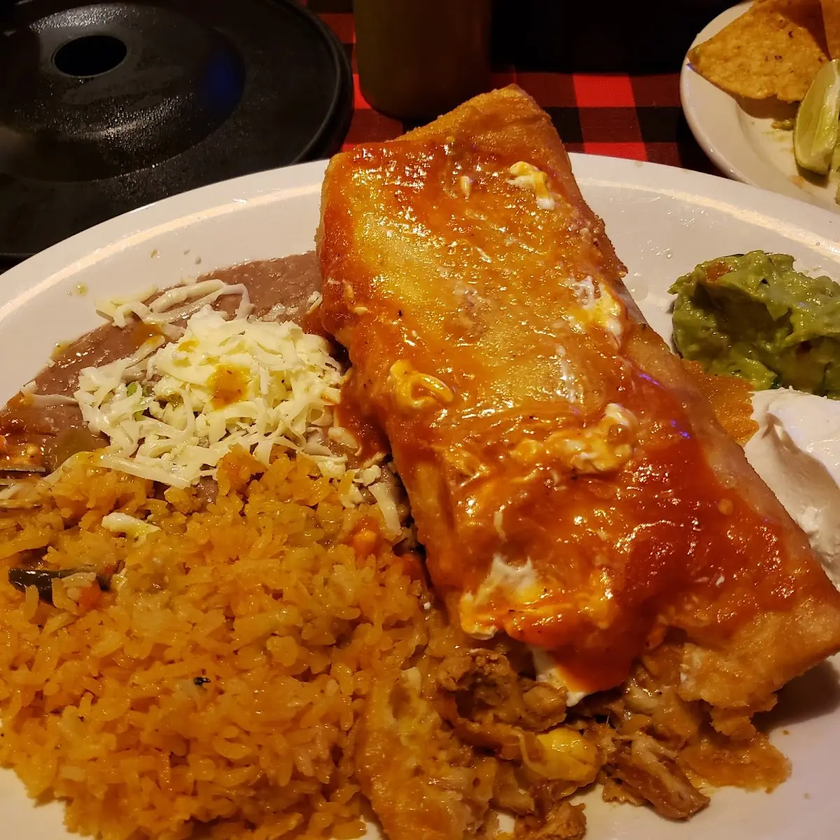Coca Cola Chipotle Chicken Chimichanga