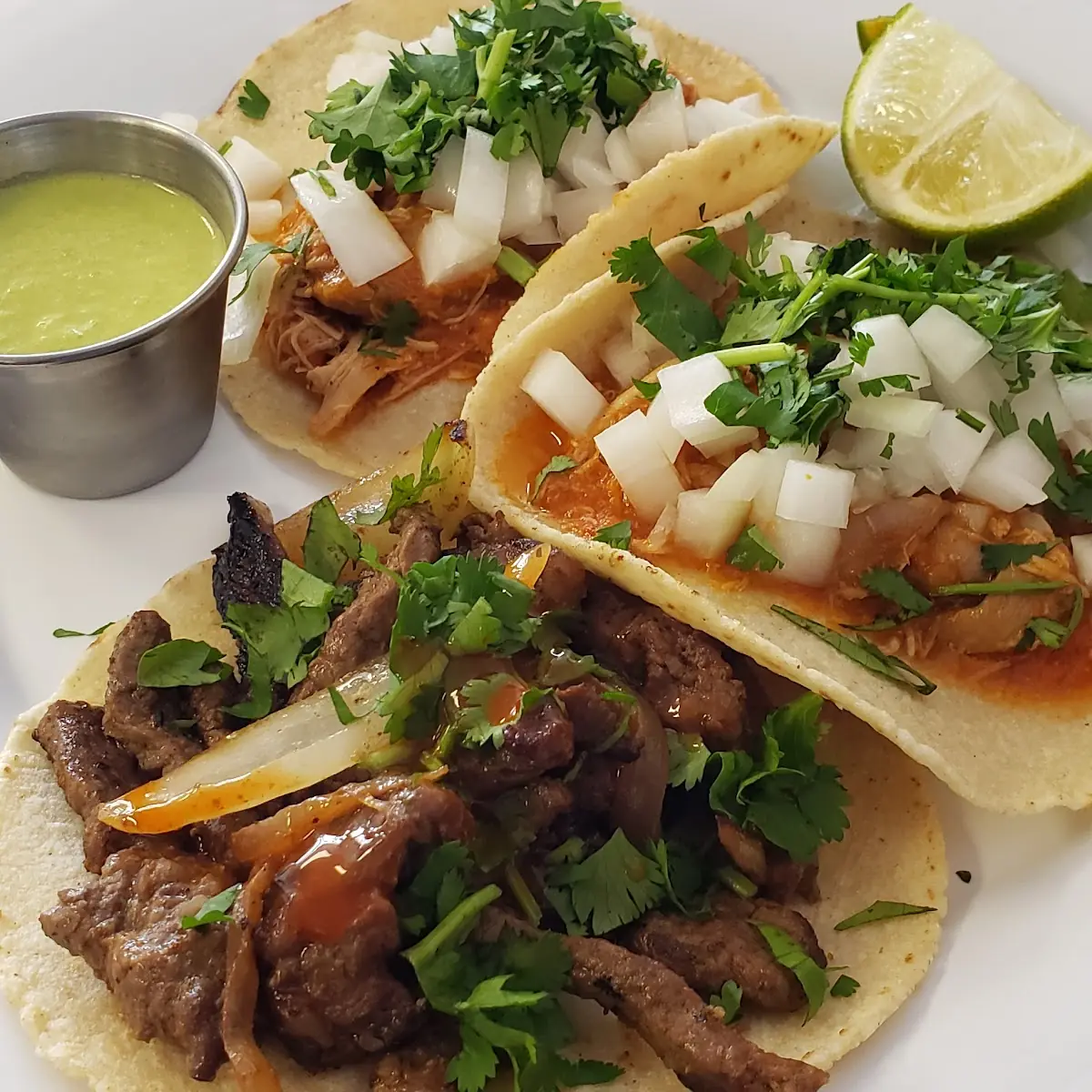 Beef and Chicken Tacos