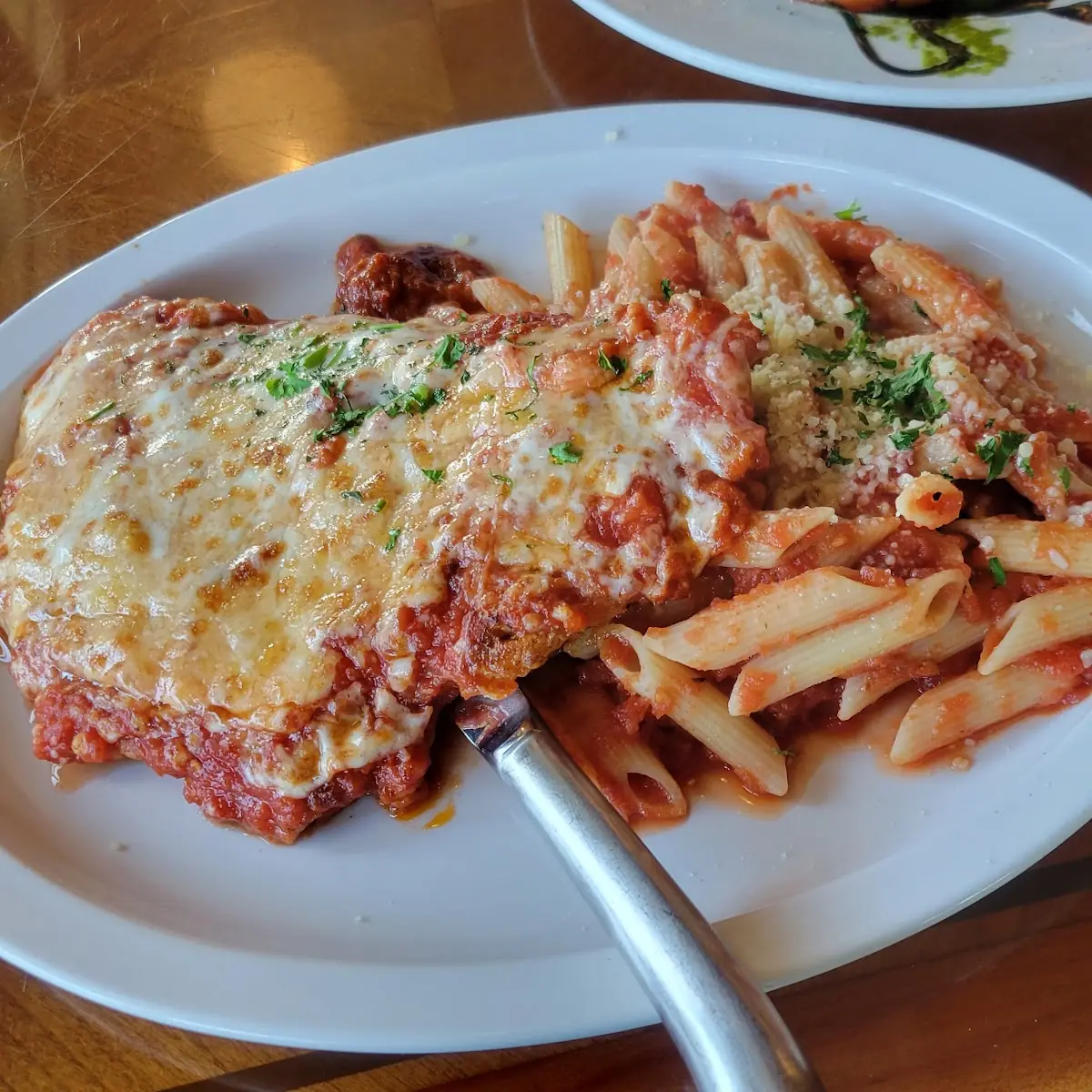 Chicken Parmesan with Pasta