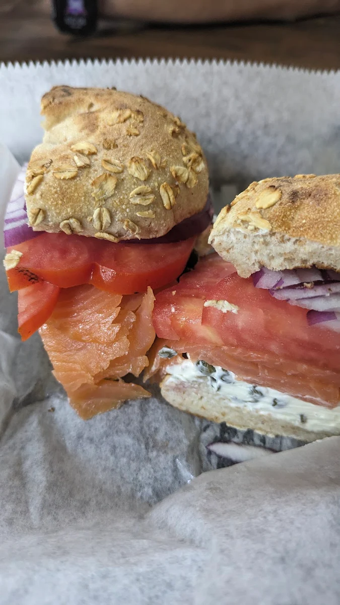 Nova Lox Sandwich